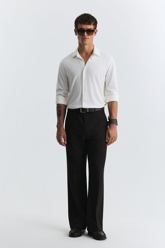 Relaxed-Fit Striped Pants