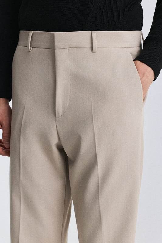 High-Waisted Relaxed-Fit Pants