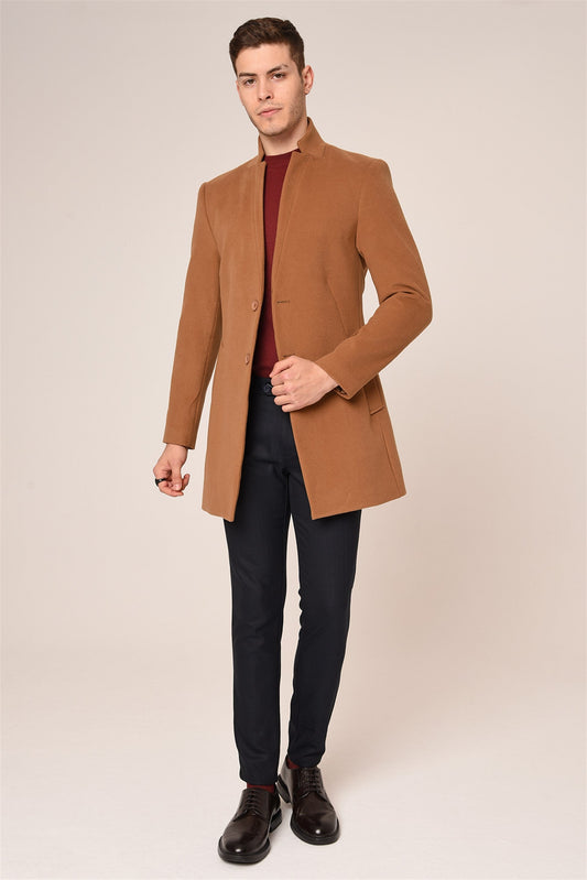 Antioch Men's Wool-Blend Cashmere Coat