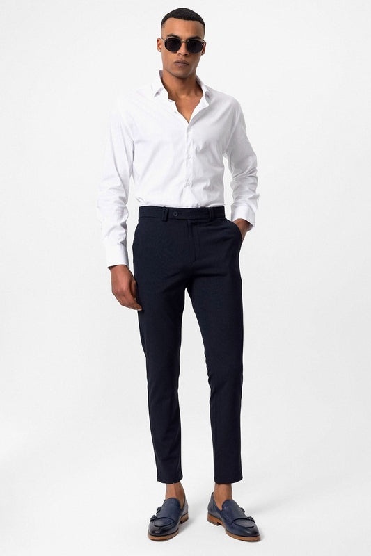 Men's Slim-Fit Fabric Pants