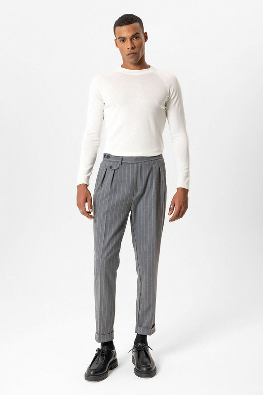 Antioch Bike Neck Slim-Fit Knit Sweater
