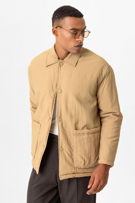 Antioch Lightly Padded Pouch-Pocket Men's Jacket