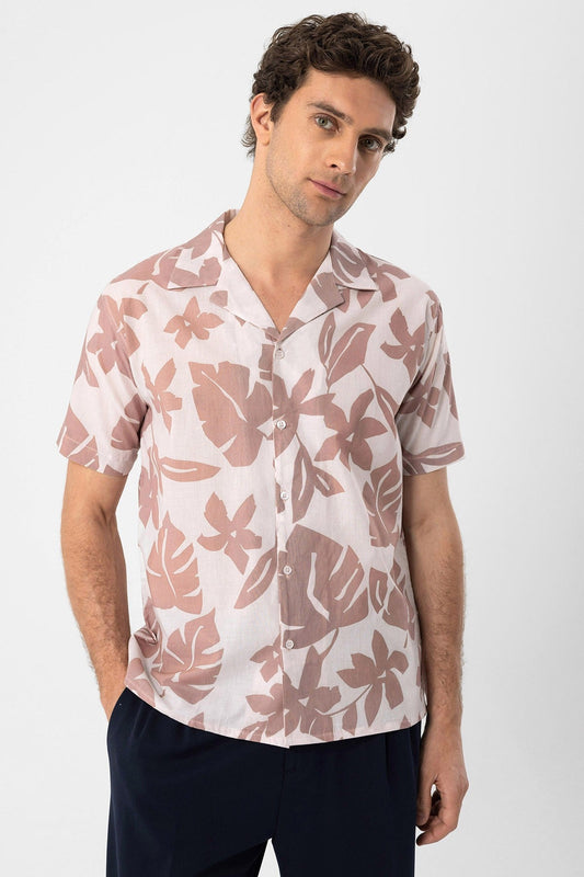 Antioch Floral-Print Crew-Neck Men's Shirt