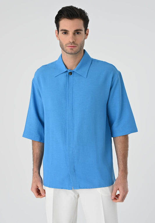 Antioch Fakir Sleeve Hidden-Button Closure Oversized Men's Shirt