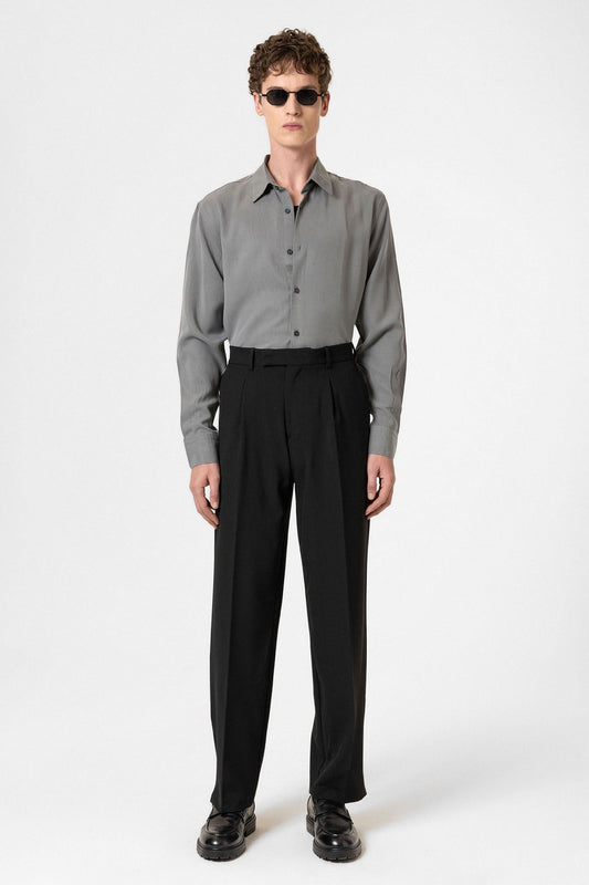 Antioch High-Waisted Zipper-Front Men's Pants