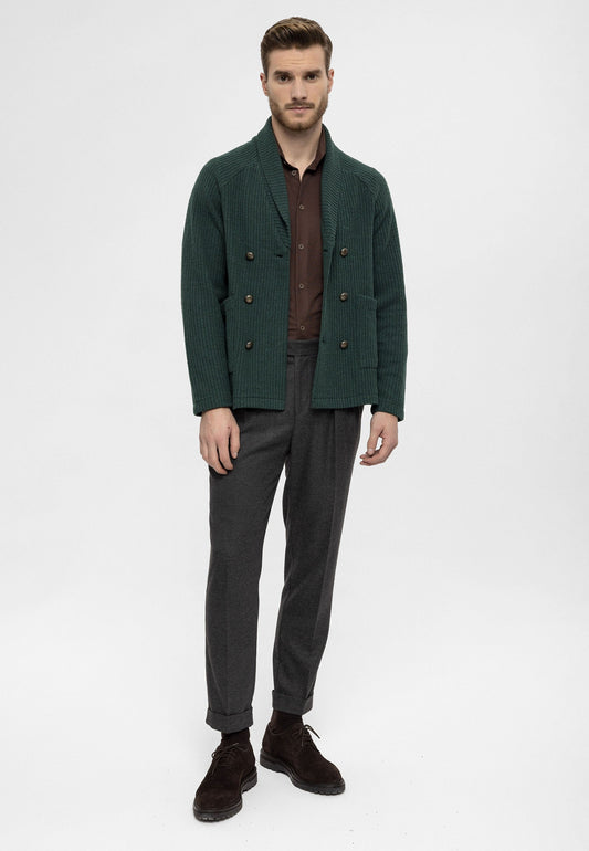 Antioch Shawl-Collar Double-Breasted Men's Cardigan