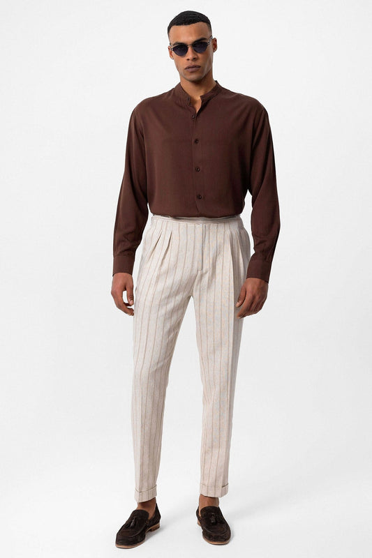Antioch Hakim Yaka Regular-Fit Men's Shirt