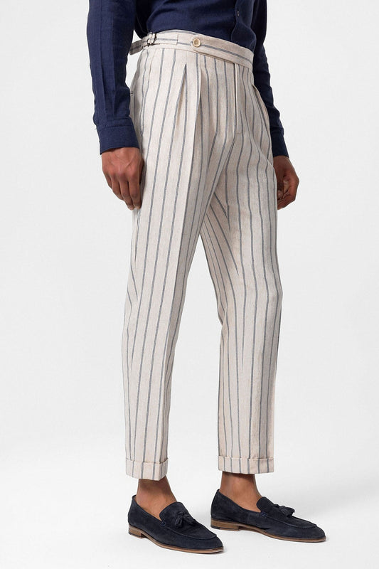 Antioch High-Waisted Men's Linen-Blend Pants