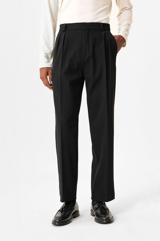 Antioch High-Waisted Pleated Relaxed-Fit Baggy Men's Pants