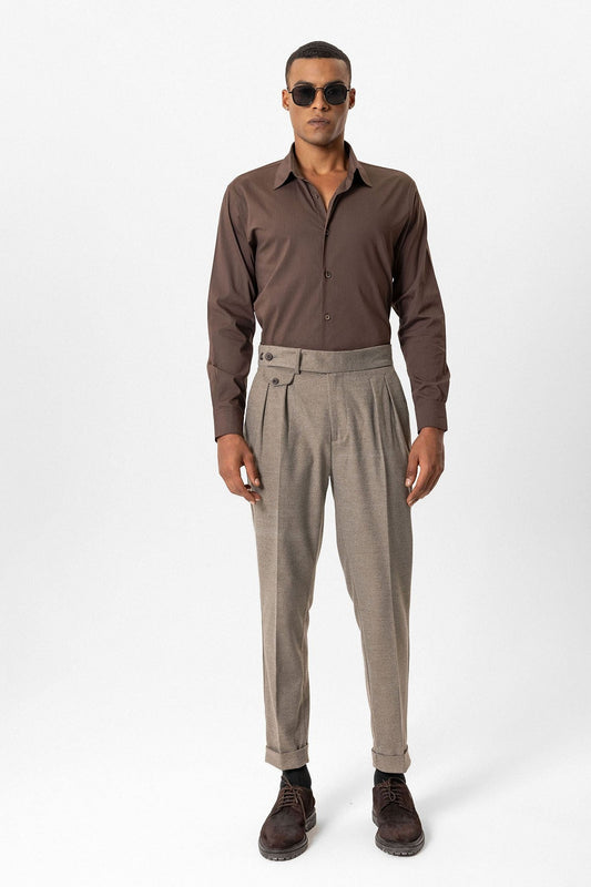 Antioch High-Waisted Pleated Technical Men's Pants