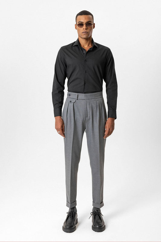 Antioch High-Waisted Pleated Technical Men's Pants
