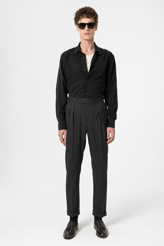 Antioch High-Waisted Striped Men's Flared Pants