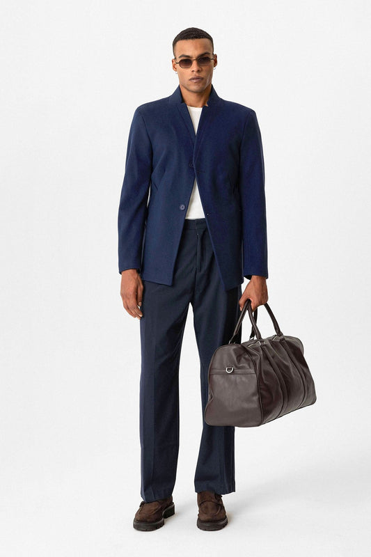 Antioch Slim-Fit Stand-Up Collar Men's Coat