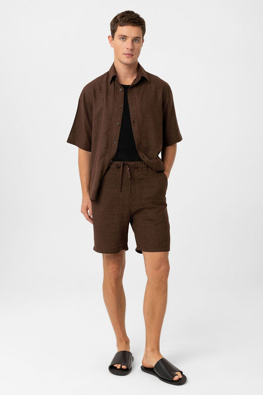 Antioch Linen-Blend Relaxed-Fit Men's Shirt