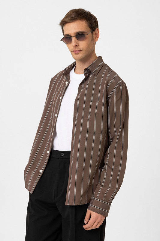 Antioch Contrast-Striped Men's Shirt