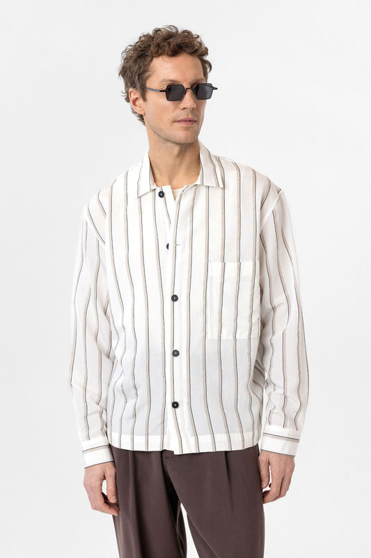 Antioch Relax Fit Striped Men's Shirt