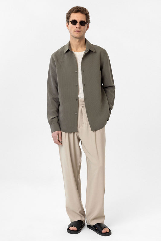 Relax Fit Modal Fabric Men's Shirt