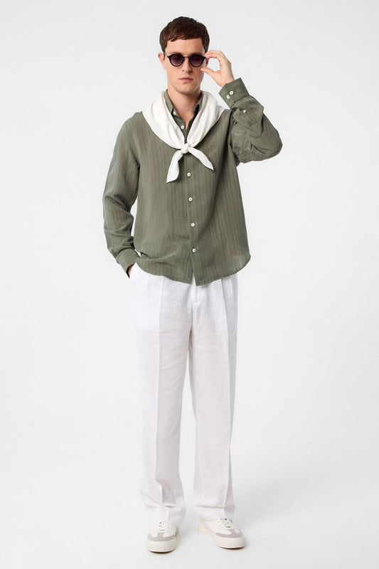 Antioch Striped and Textured Men's Shirt