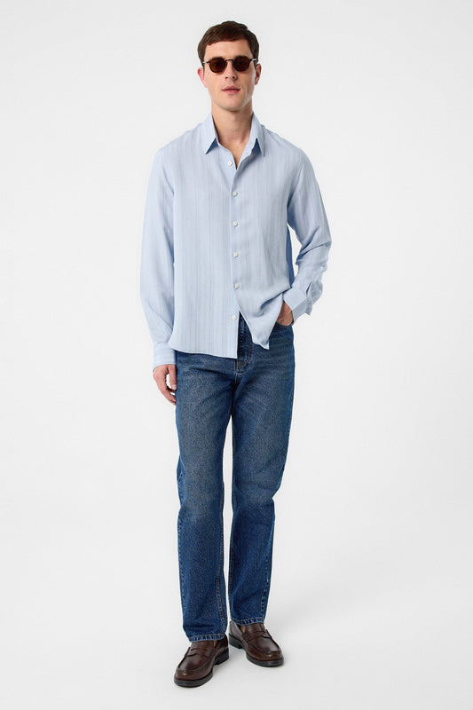 Antioch Striped and Textured Men's Shirt