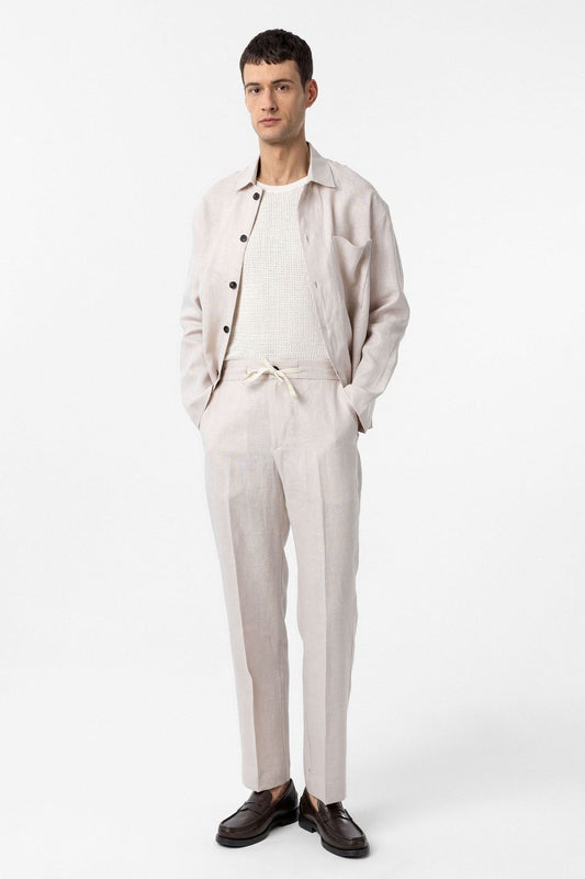 Antioch 100% Linen High-Waisted Men's Pants