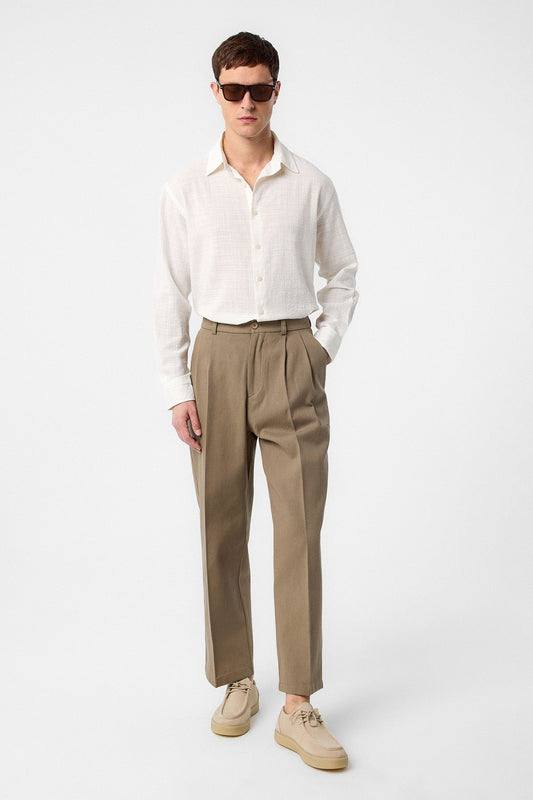 Antioch High-Waisted Cotton Men's Pants