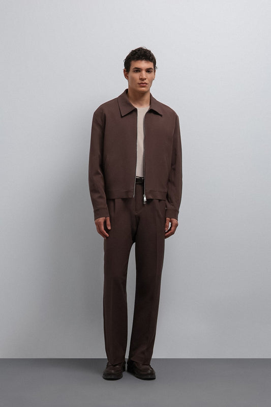 Relax Fit Pleated Men's Pants