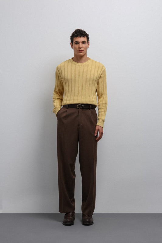 Antioch 100% Cotton Ribbed Men's Sweater