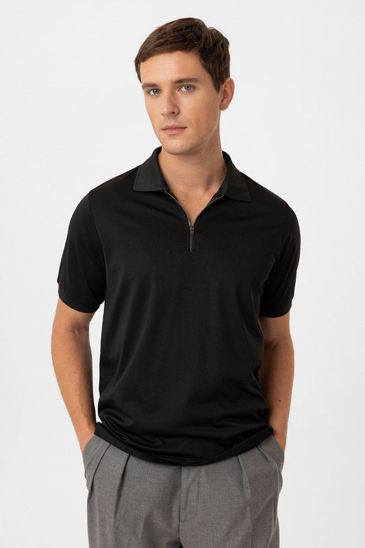 Antioch Zipper Regular Fit Men's T-Shirt