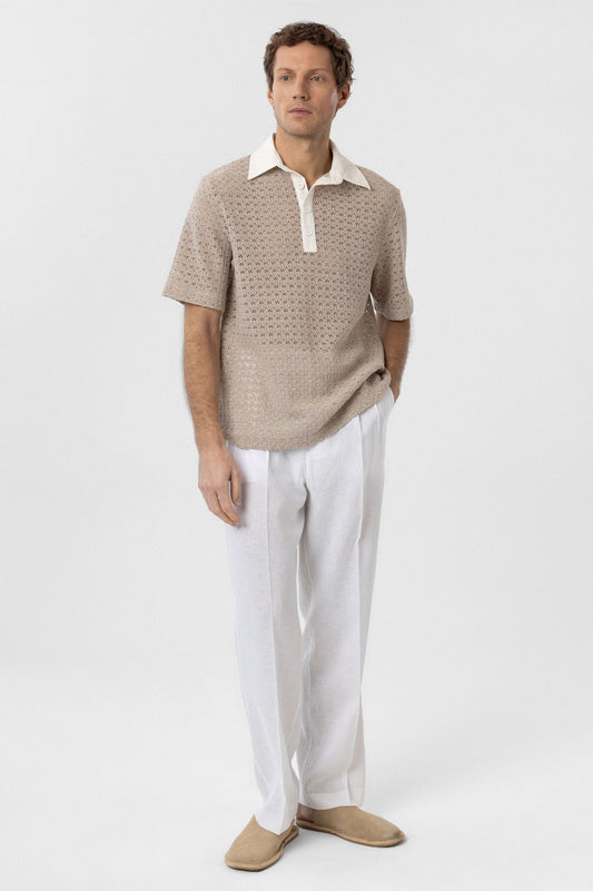 Antioch Polo-Neck Knit Men's T-Shirt