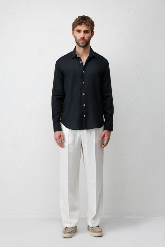 Antioch 100% Linen Relaxed-Fit Men's Shirt