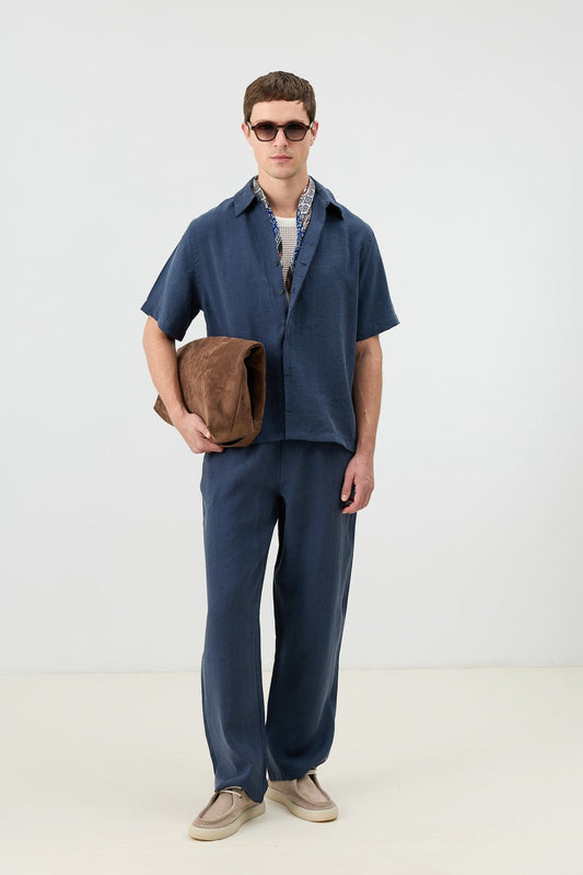 Men's Relaxed-Fit Pants with Lyocell Blend