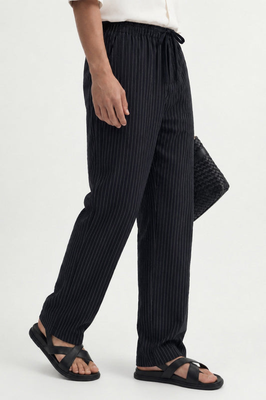 Antioch Men's Striped Pants with Modal Blend
