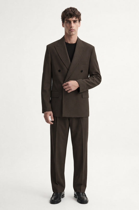 Antioch Cross-Striped Men's Suit