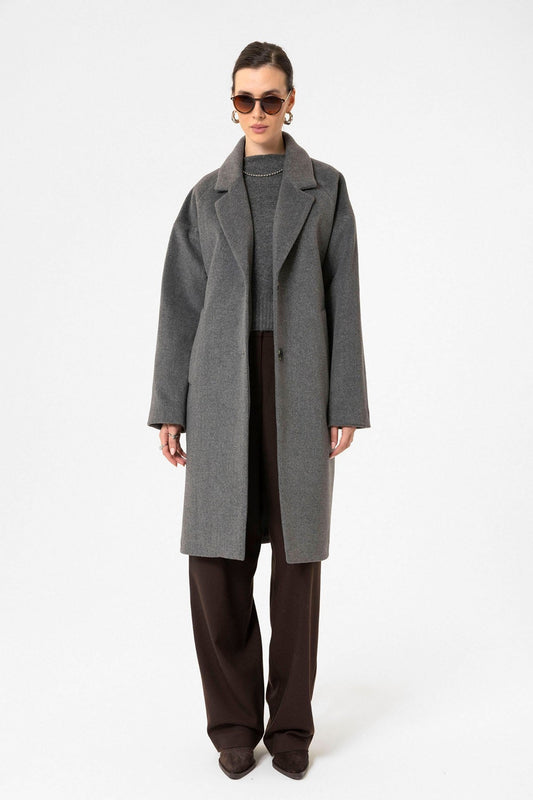 Antioch Women's Wool-Blend Textured Coat