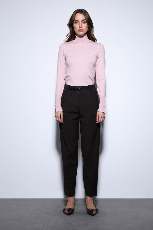 Antioch Stand-Up Collar Knit Sweater