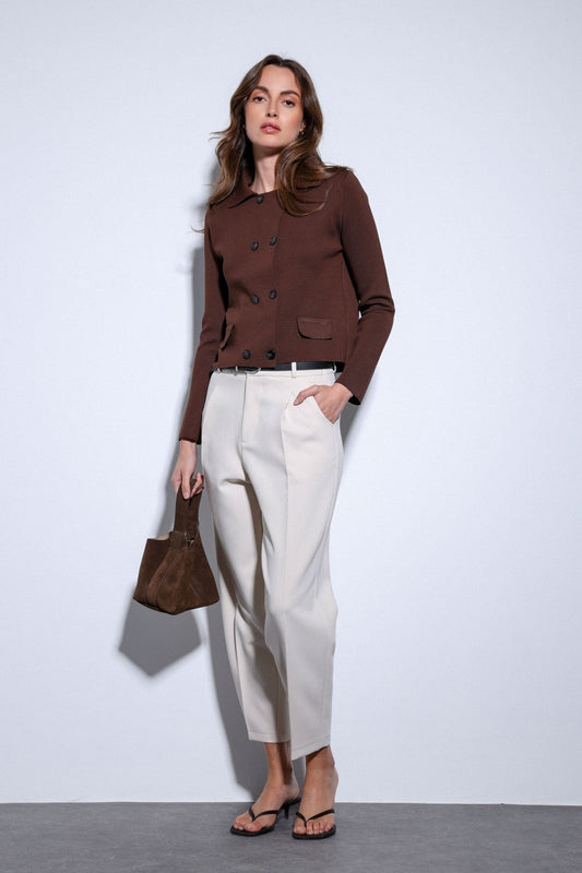 Antioch Cross-Over Women's Knit Cardigan