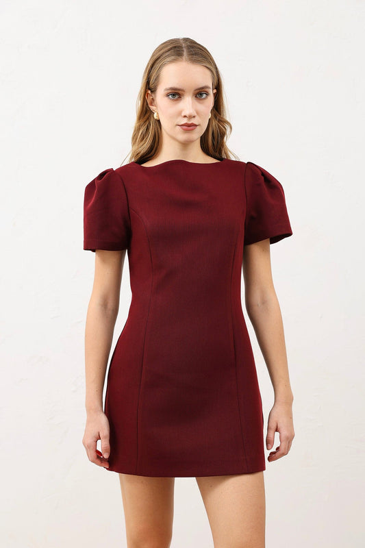 Ruffled Short Women's Dress