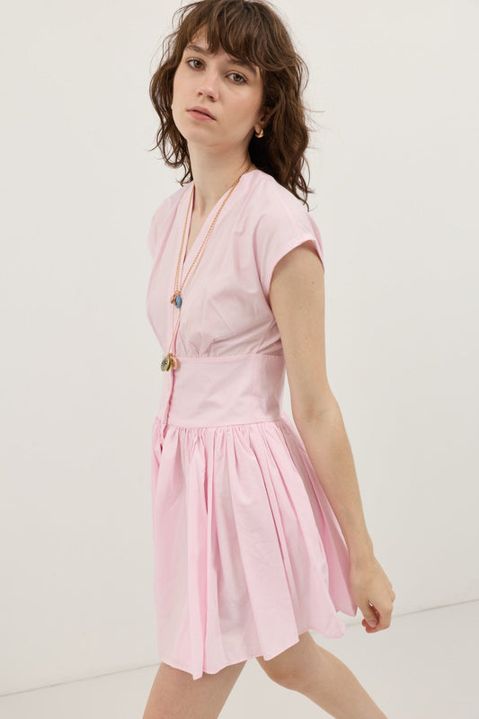 Women's Mini Poplin Dress