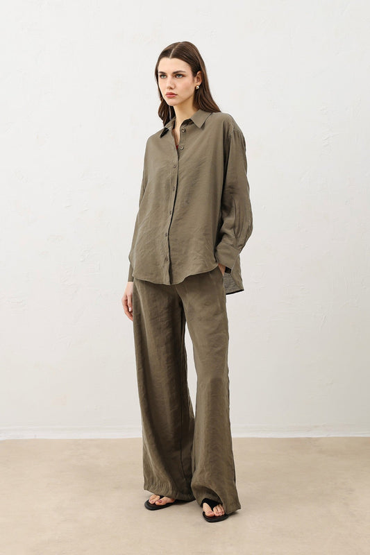 Antioch Draped Oversized Women's Shirt