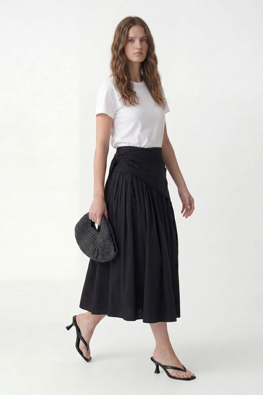 Antioch Handkerchief-Print Women's Midi Skirt