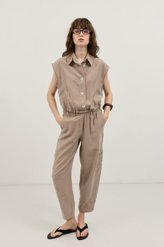 Antioch Women's Button-Down Vest with Lyocell Blend