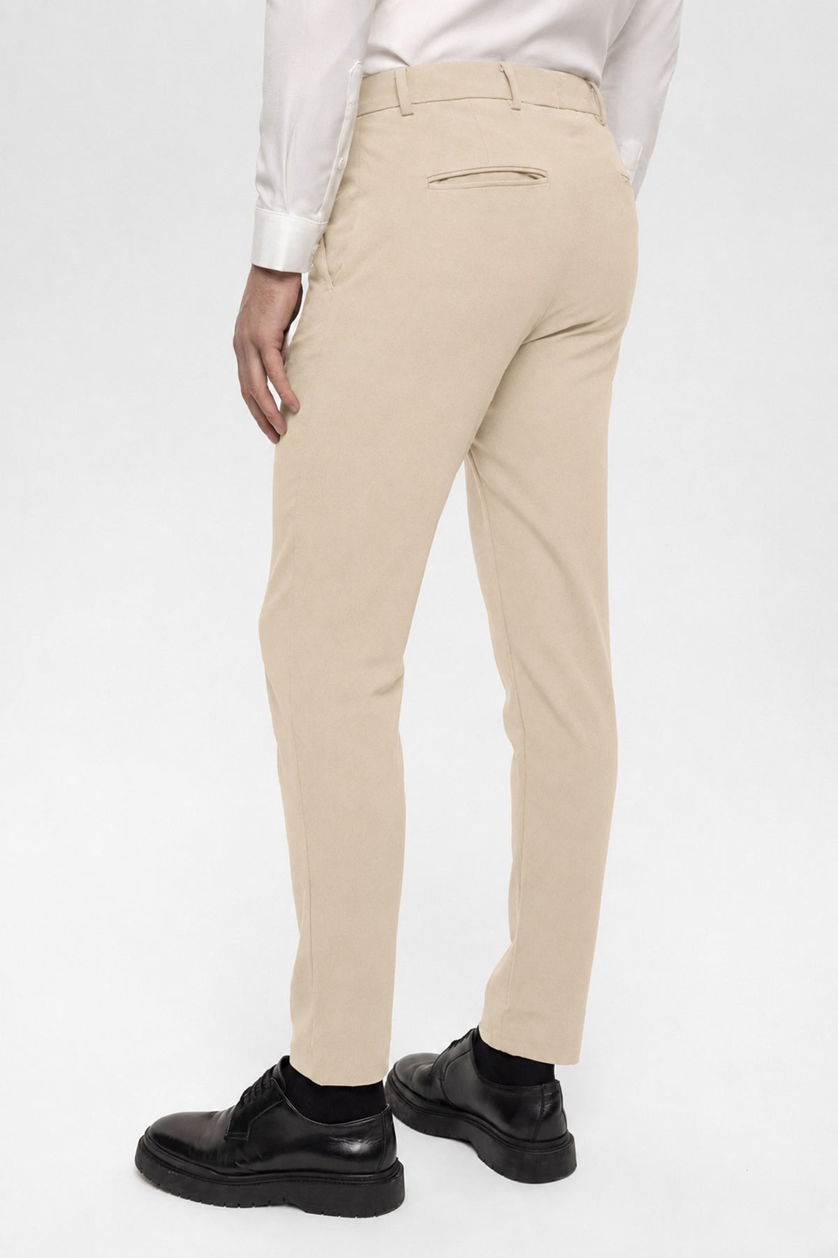 Men's Accessories: Slim-Fit Pants with Detailed Design