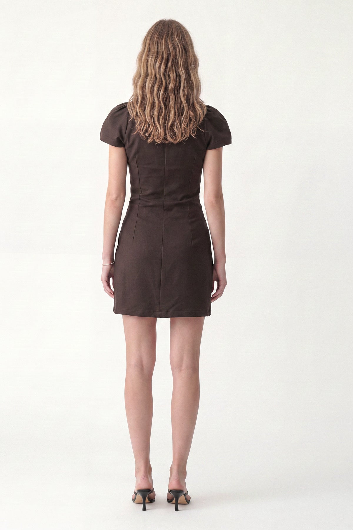 Mini Dress with Collar Detail