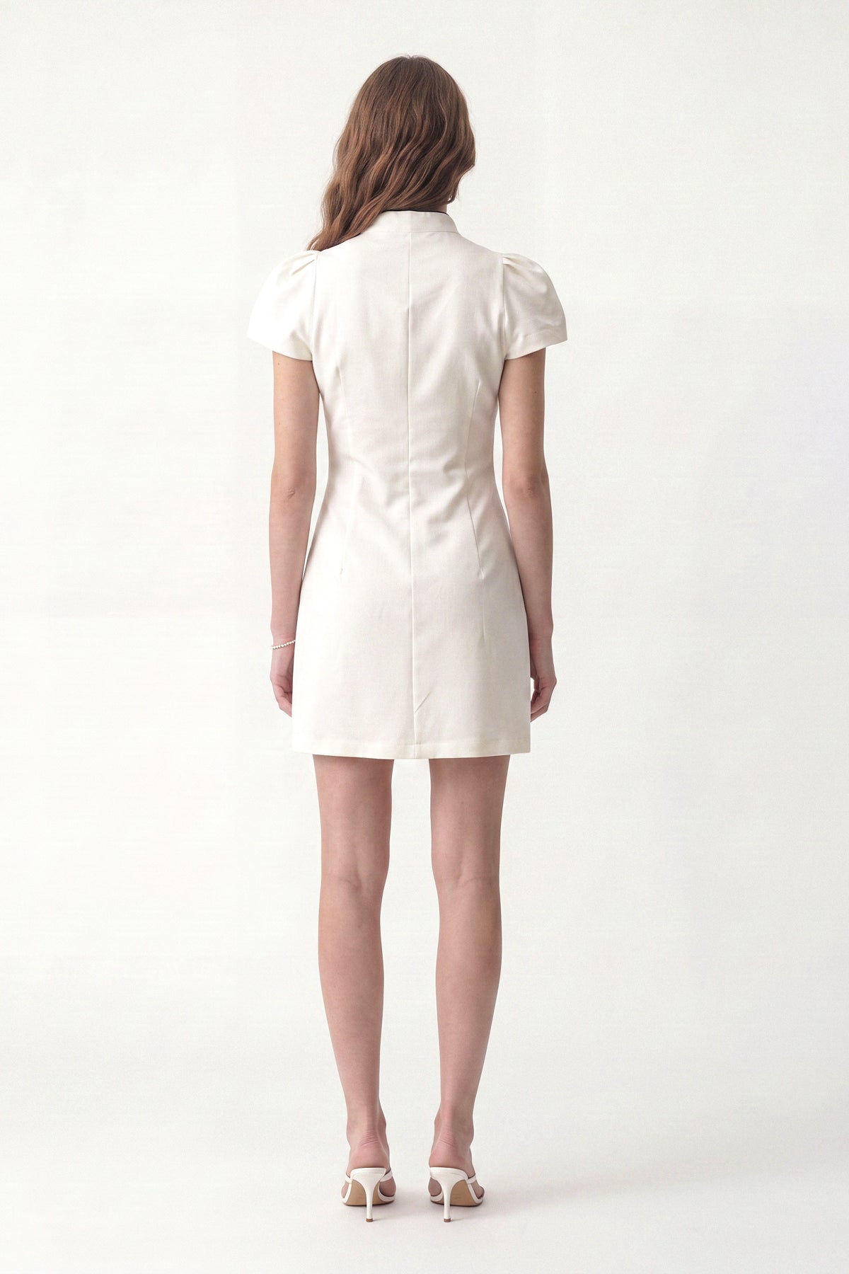 Mini Dress with Collar Detail