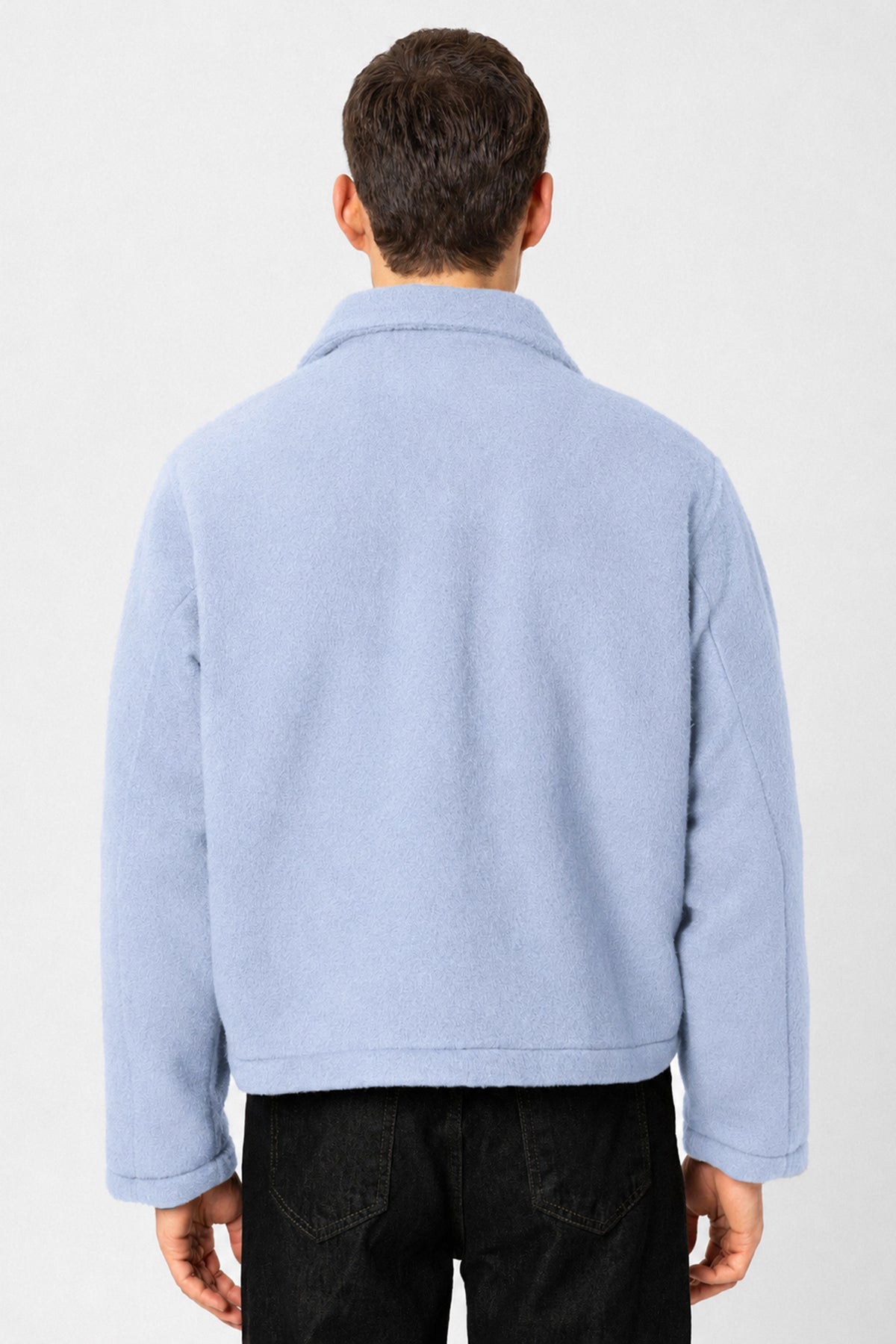 Relaxed-Fit, Soft-Textured Men's Jacket