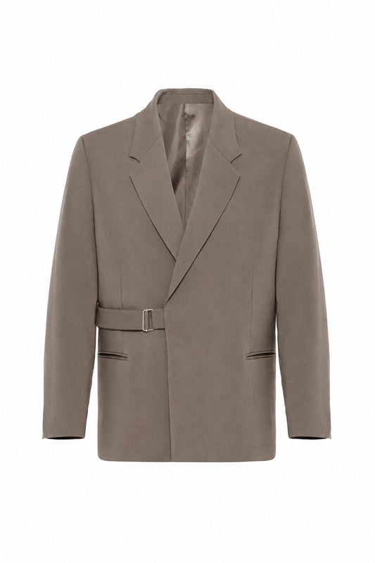 Men's Relaxed-Fit Blazer with Belt