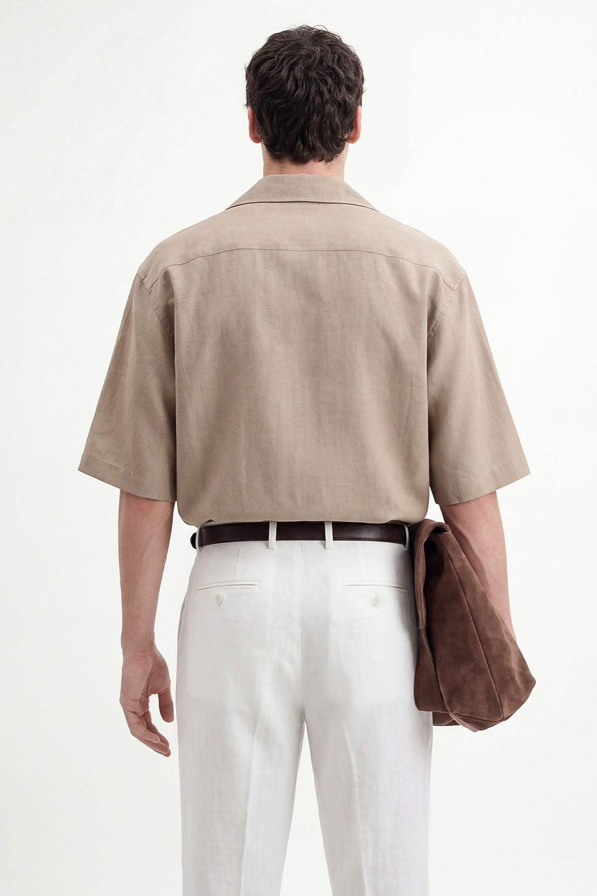 Striped Linen-Blend Shirt
