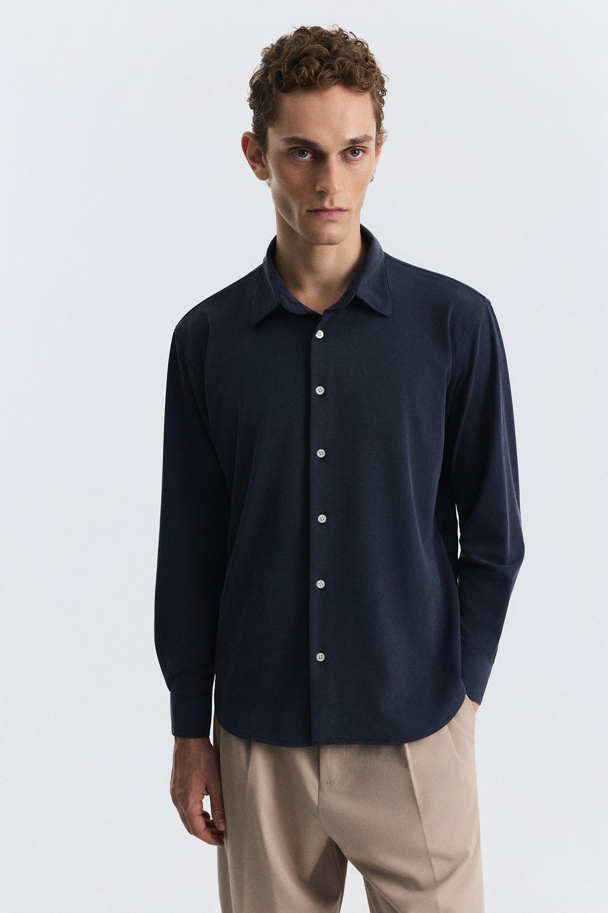 Relaxed-Fit Shirt with Lyocell Blend