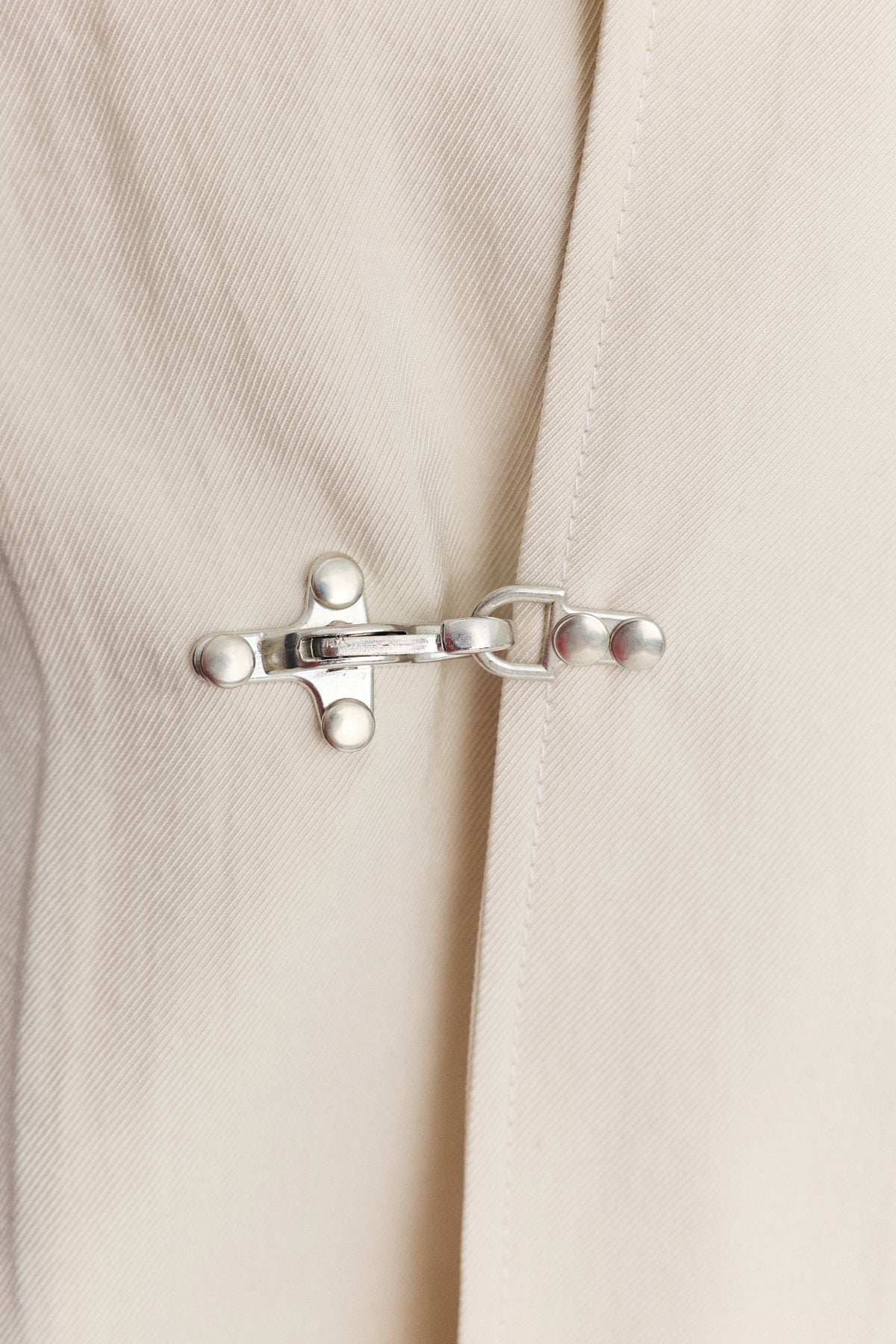 Lyocell Shirt with Metal Hooks