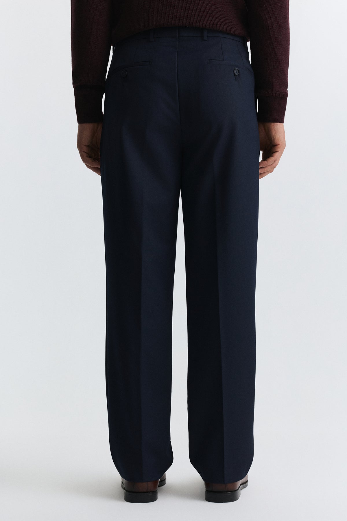 Regular-Fit Pleated Pants